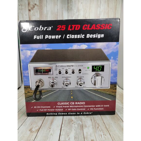 Cobra 25LTD Classic CB Radio 40 channels - Picture 2 of 8